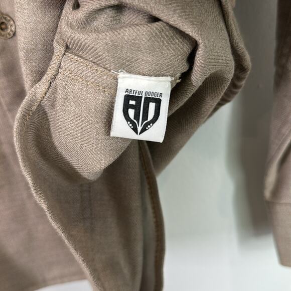 Artful Dodger men’s cotton long sleeve button down casual shirt size sma… - Picture 5 of 8